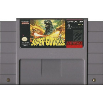 Super Godzilla Super Nintendo - Super Nintendo - Super Godzilla Super Nintendo