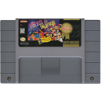 Tetris and Dr. Mario Super Nintendo SNES Tetris and Dr. Mario Game Only - SNES Tetris and Dr. Mario (Game Only) Tetris and Dr. Mario Super Nintendo for Super Nintendo