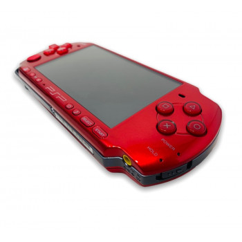 Red PSP 3000 Radiant Red PSP 3000 - PlayStation Portable Game Radiant Red PSP 3000