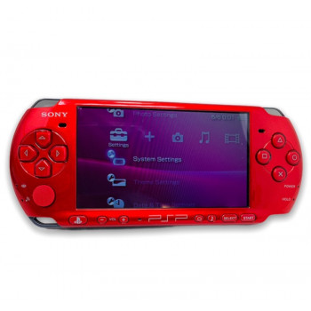 Red PSP 3000 Radiant Red PSP 3000 - PlayStation Portable Game Radiant Red PSP 3000