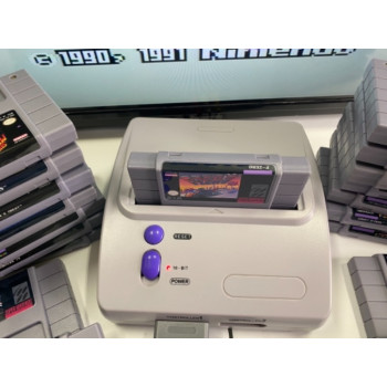 Super Nintendo Model 2 Style Bundle New Style Super NES Console w/Games - Super Nintendo Model 2 Style Bundle New Style Super NES Console w/Games