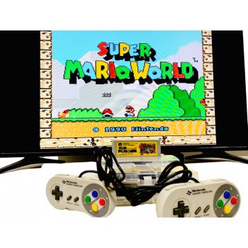 Modded Original Super Nintendo Region Free Console Transparent Bundle - Super Nintendo - Modded Original Super Nintendo Region Free Console Transparent Bundle