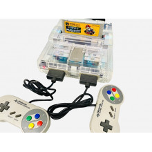 Modded Original Super Nintendo Region Free Console Transparent Bundle - Super Nintendo - Modded Original Super Nintendo Region Free Console Transparent Bundle