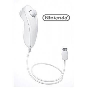 Nintendo Wii Nunchuk White - Nintendo Wii Nunchuk White for Wii Console