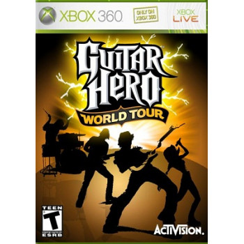 Xbox 360 Guitar Hero World Tour Game Only - Xbox 360 Guitar Hero World Tour Game Only