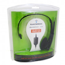 Plantronics GameCom Stereo Corded Headset X10 For XBox and XBox 360 New - Plantronics GameCom Stereo Corded Headset X10 For XBox and XBox 360 - New